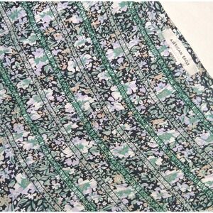 American Eagle Floral Smocked‎ Square Neck Puff Sleeve Top - Medium